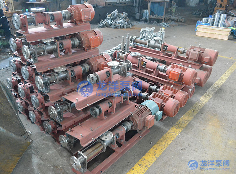 污泥螺桿泵廠家生產(chǎn)車間